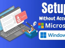 how to setup windows 11 without microsoft account